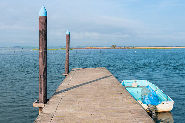 istock Pier in the Po river estuary lagoon 485158086
