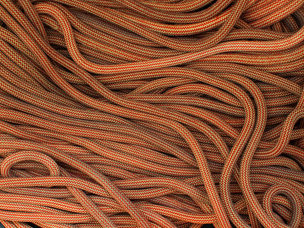 istock Dynamic rope for mountaineering and climbing. 485161390