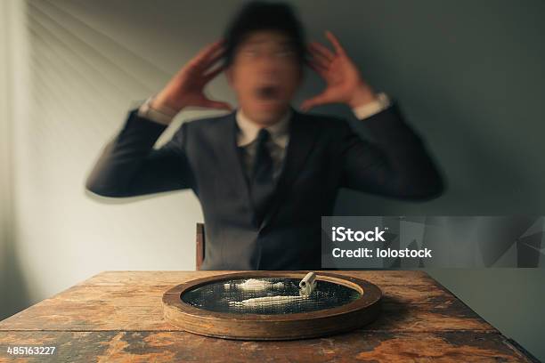 Businessman High On Cocaine Stock Photo - Download Image Now - Cocaine, Abuse, Addict