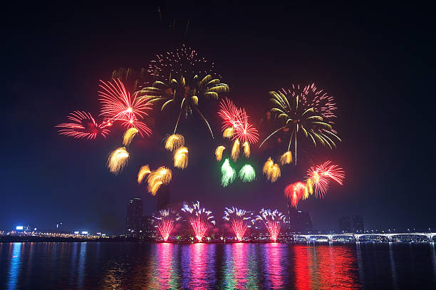 istock Firework festival in Korea. 485163498