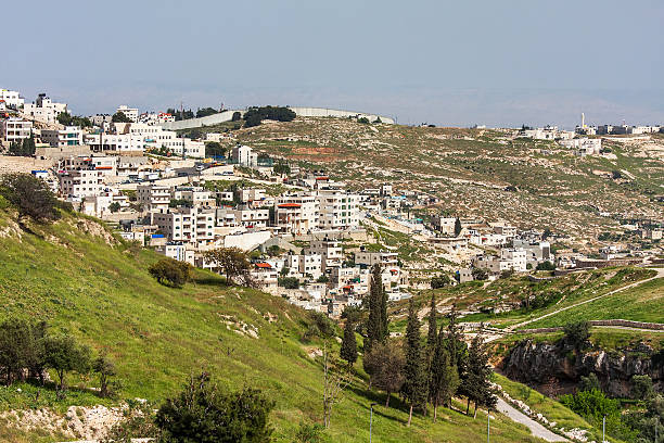 istock Palestinian town on suburb of Jerusalem. 485163913