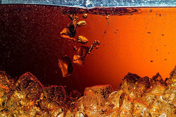 istock Cola with Ice. Food background 485164015