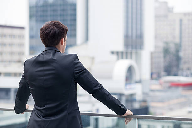 istock Successful young businessman is resting after work 485165350