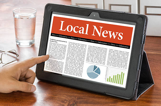 istock Tablet computer on a desk - Local News 485165404
