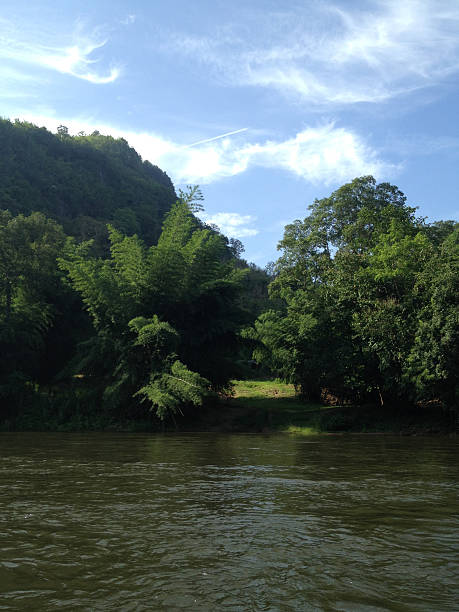 istock vacation time, raft on the riverside 485165528
