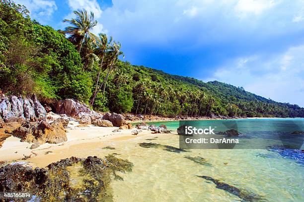 Tropical Beach Taling Ngam Koh Samui Island Thailand Stock Photo - Download Image Now