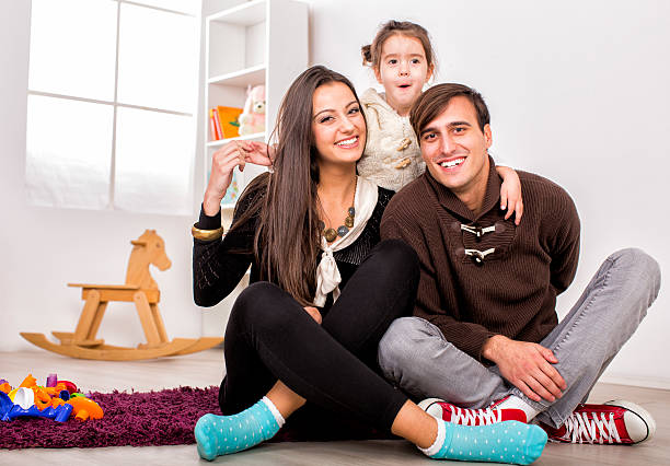 istock Happy family in the room 485167263