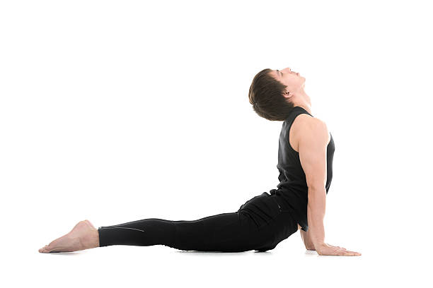 istock Yoga upward facing dog pose 485168312