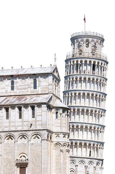 istock Leaning Tower of Pisa Isolated 485168669