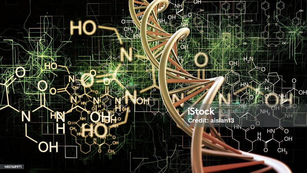 Substancja chemiczna dna - Zbiór zdjęć royalty-free (Chemia - Nauka)