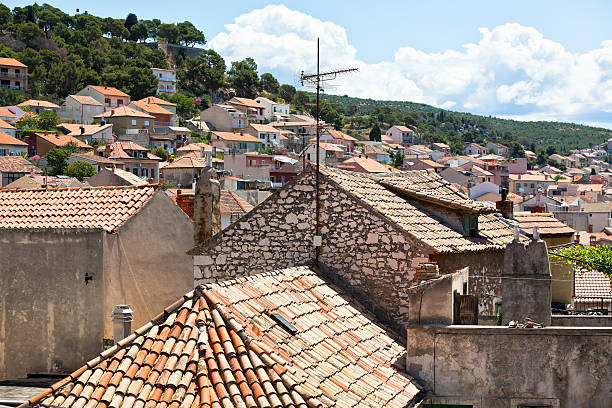 istock Sibenik Buildings, Croatia 485169621