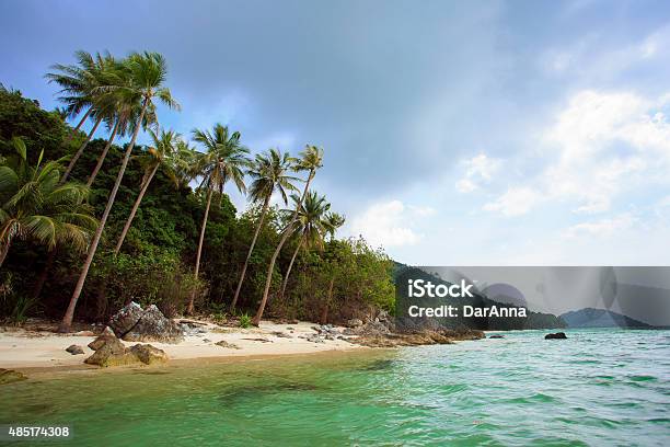 Tropical Beach Taling Ngam Koh Samui Island Thailand Stock Photo - Download Image Now