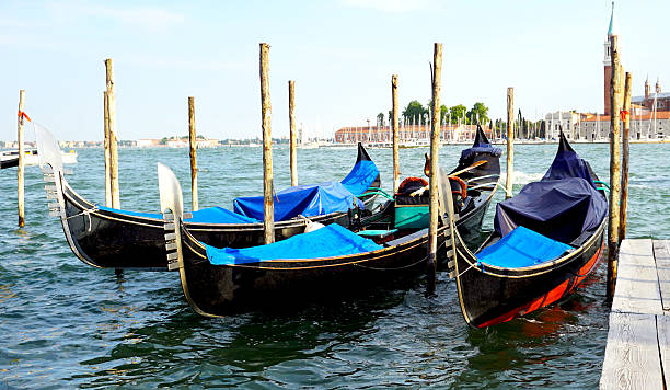 istock gondola boats floating station 485174494
