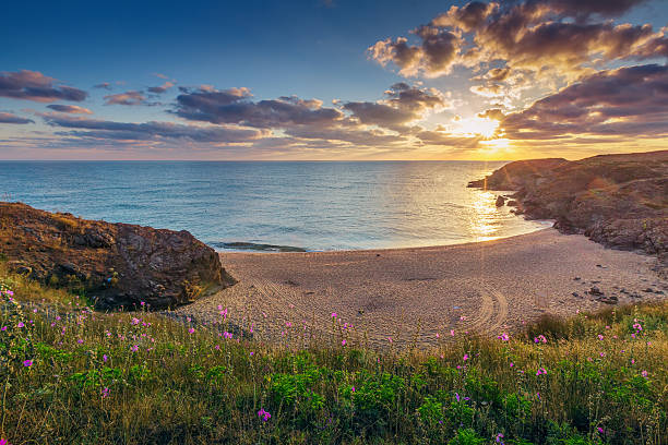istock View of a Beautiful Bay with Sandy Beach 485175186