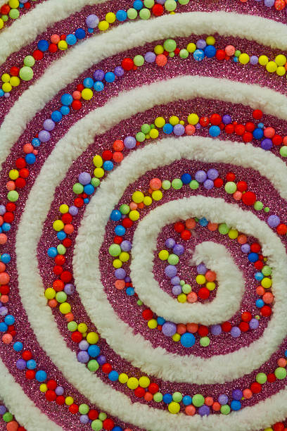 istock Colorful Swirly Christmas Decor 485178036