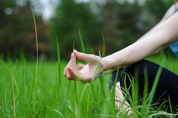 istock Yoga on the nature 485179302