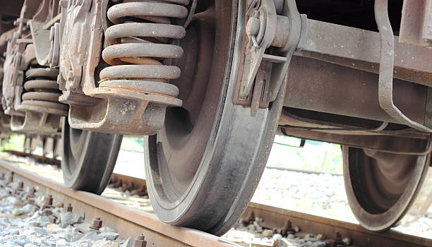 istock Wheels of the train 485179790