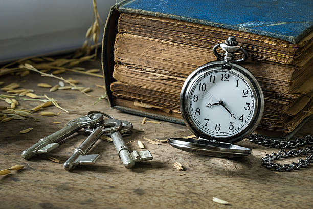 istock Still life pocket watch 485189389