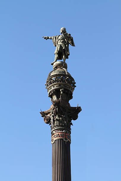 istock The Columbus Monument in Barcelona - Spain 485192085