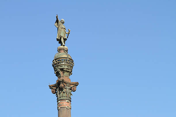 istock The Columbus Monument in Barcelona - Spain 485193701