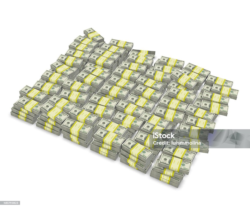 Banconote da cento dollari - Foto stock royalty-free di Affari