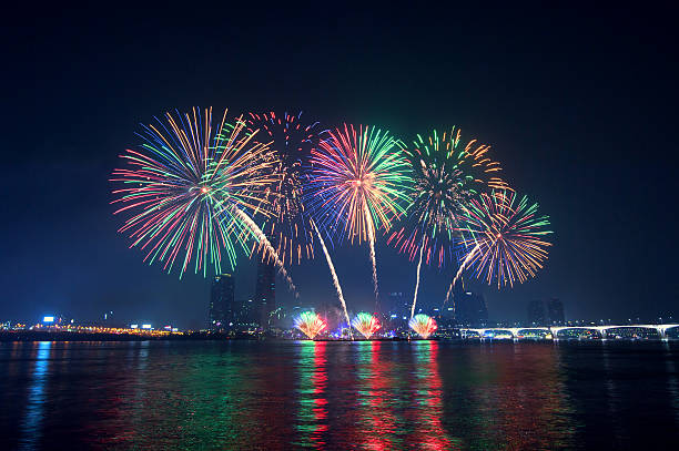 istock Firework festival in Korea. 485193968