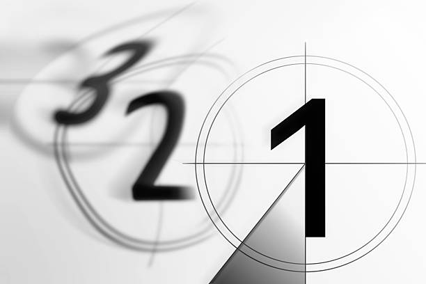 film countdown 3 2 1 countdown 3 pictures in 1 number 2 photos stock pictures, royalty-free photos & images