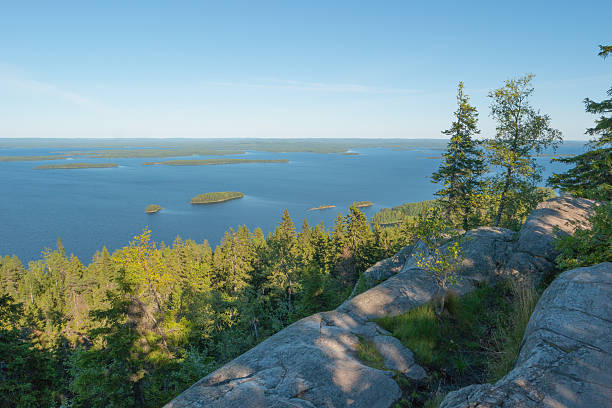 View from Koli to Lake Pielinen.