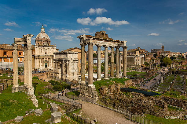 istock Roman ruins in Rome 485200816