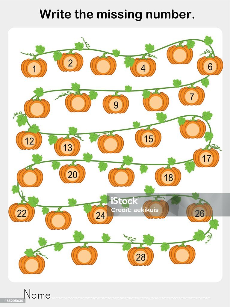 Write The Missing Number Worksheet For Education write-the-missing-number-worksheet-for-education