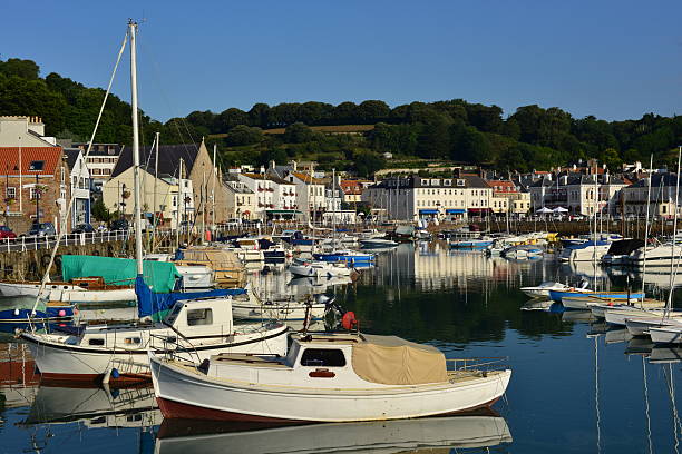 istock St.Aubin's harbour, Jersey, U.K. 485220560