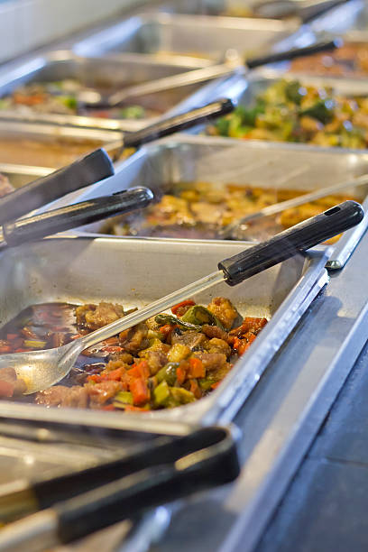 istock Chinese Food Buffet Tray 485226392