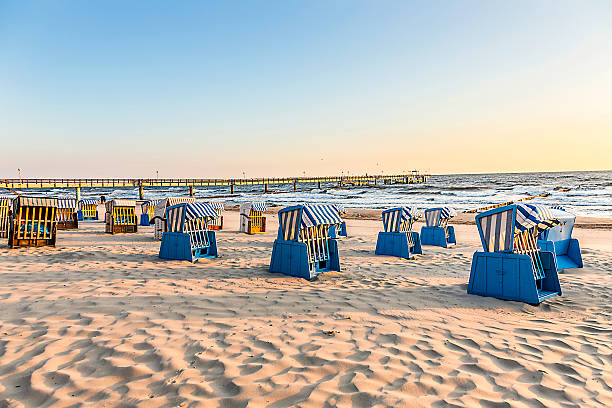 istock beach chairs in morning light at the beach 485226698