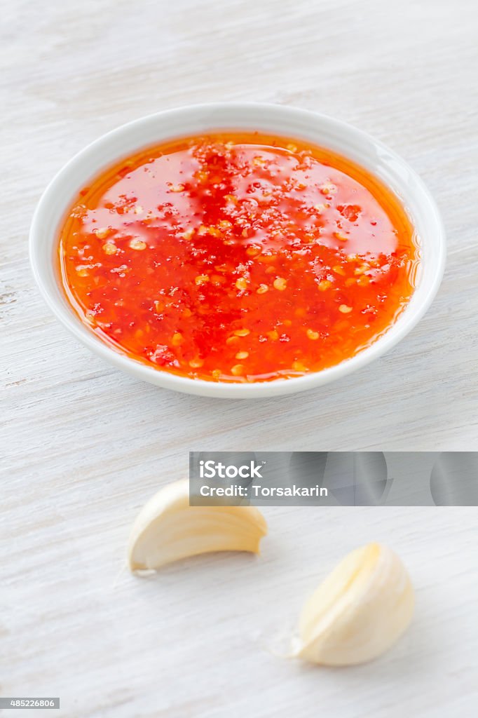 Western cuisine sweet chili sauce made with red chili pepper 2015 Stock Photo