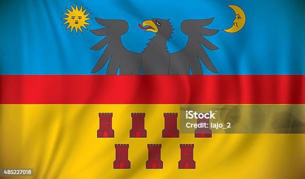Bandeira Da Transilvânia - Arte vetorial de stock e mais imagens de Bandeira - Bandeira, Transilvânia, 2015