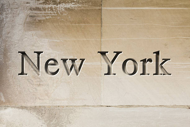 istock Engraved City New York 485227382