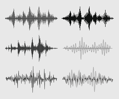 Collection of audio waveforms