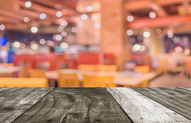 istock Coffee shop blur background with bokeh image. 485230842