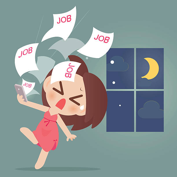 ilustraciones, imágenes clip art, dibujos animados e iconos de stock de tarea - sleeping on the job illustrations