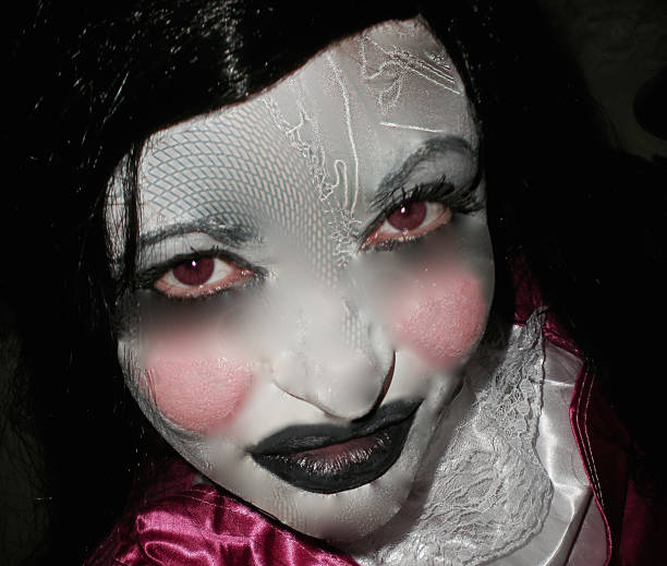 istock Creepy Living Dolly With Red Eyes 485231886