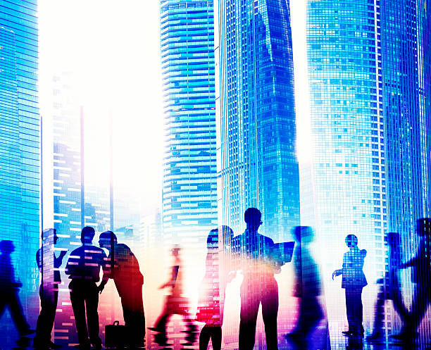 istock Business People Commuter Walking Rush Hour Concept 485235670