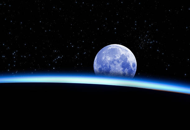 istock Moonrise over Earths Atmosphere 485251858