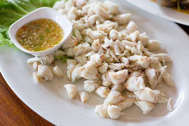 istock Steamed crab with spicy sauce 485254891