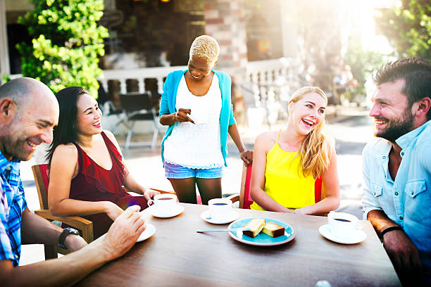 istock Group Friends Chilling Talking Holiday Concept 485255280