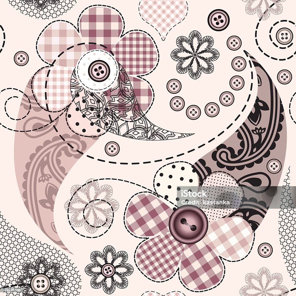 Paisley-lace-Hintergrund - Lizenzfrei Biegung Vektorgrafik