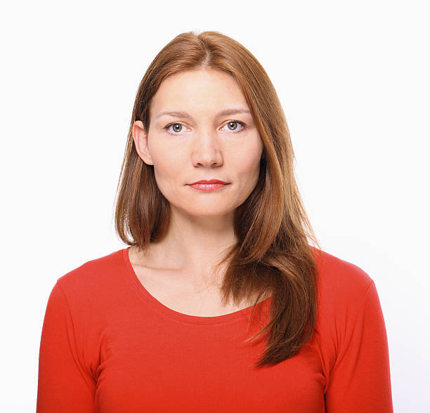 istock Serious Young Woman Portrait. 485258131