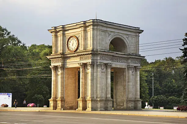 Kishinev (Chișinău). Arch of Victory Moldova. Кишинев. Арка Победы. Молдова