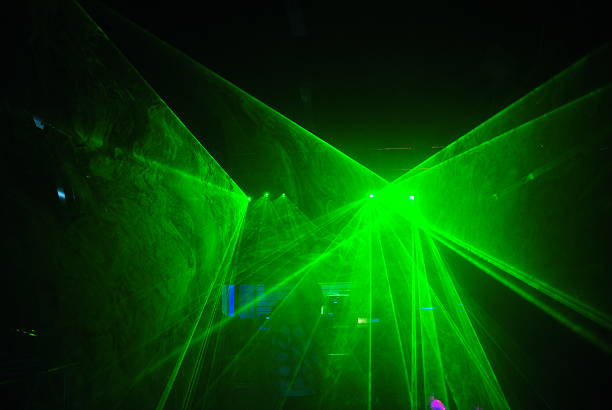 laser party stock photo