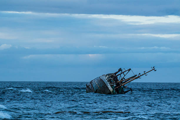 istock Shipwreck at Cairnbulg, Scotland 485262942