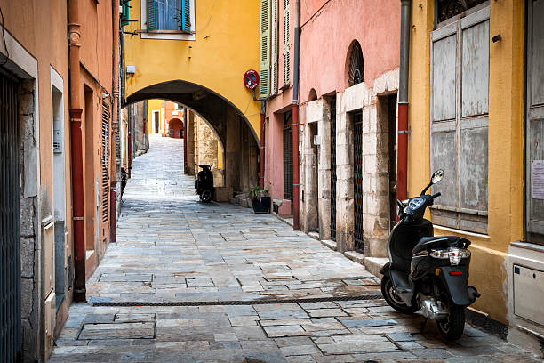 istock Old town in Villefranche-sur-Mer 485266118